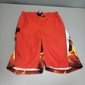 Boys zeroxposur fire swim shorts size XL 18-20
